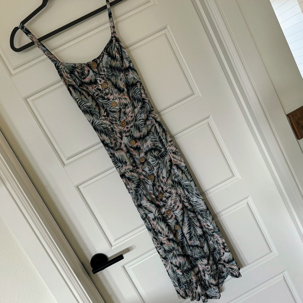 Lovestitch Palm Leaf midi dress